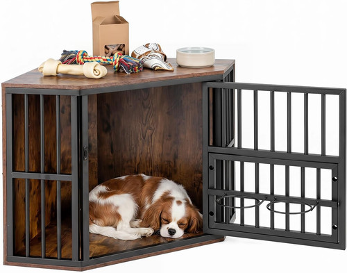 Corner dog crate 1 - crate,, 2-in-1