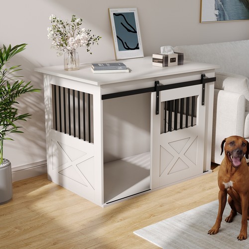 Furniture style dog crate - dog,