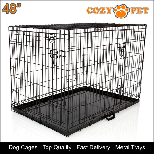 Dog cage inch - 48, black