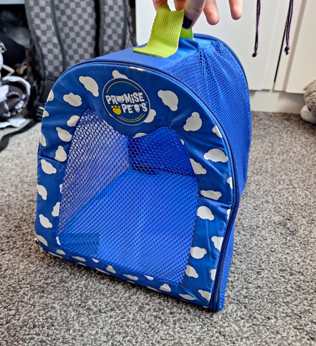 Promise pets carry case - pets, case,blue