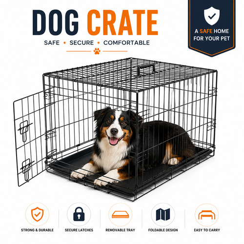 Dog cage puppy - cage, training
