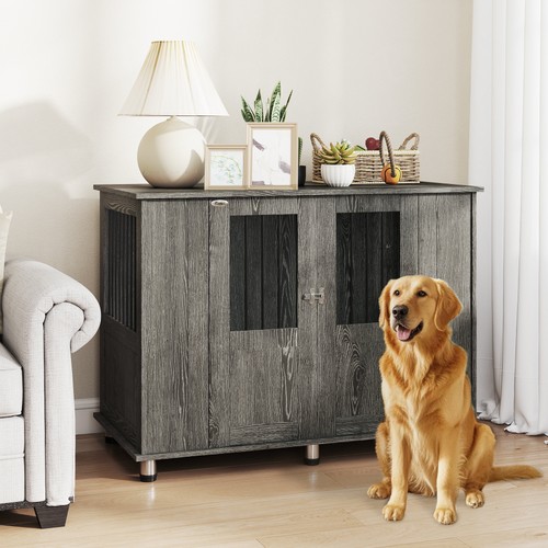 Pawhut dog crate kennel - kennel, cage