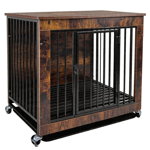 Dual front door wooden - dual, dog
