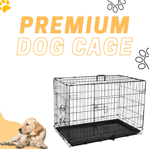 Heavy duty folding dog - folding, crate