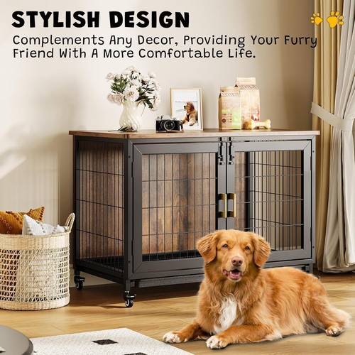 Dog crate furniture style - crate, furniture-style