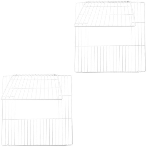 Durable white metal wire pet - metal,
