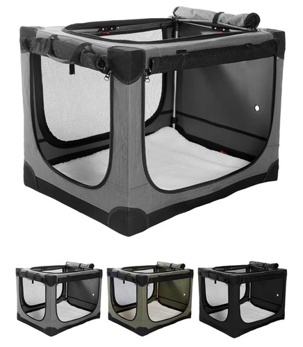 Door dog crate with - door,