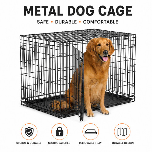 Dog cage puppy training crate - dog,