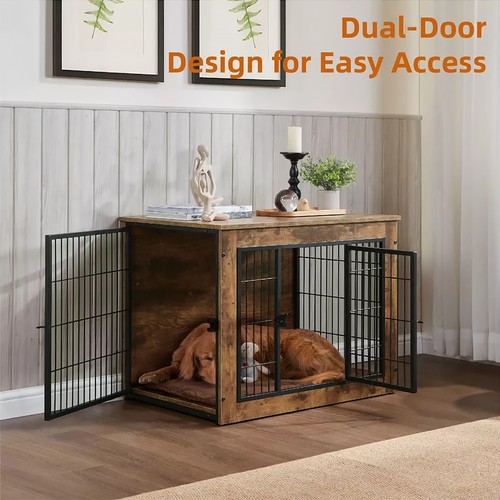 Wooden dog crate - wooden,