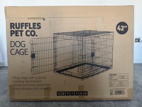 Large folding dog cage - dog,