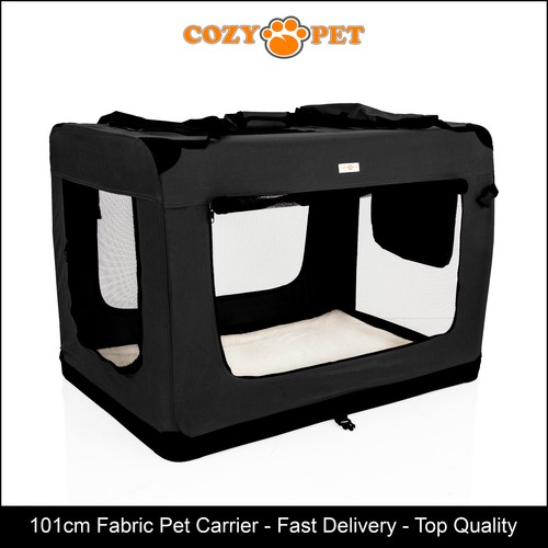 Fabric dog crate - fabric, 101cm