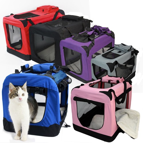 Fabric dog crate pet carrier - dog,