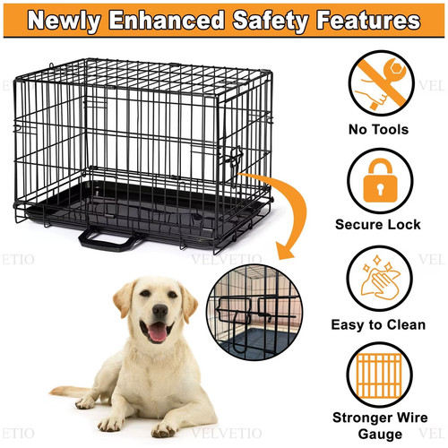 Dog cage puppy pet crate - cage,