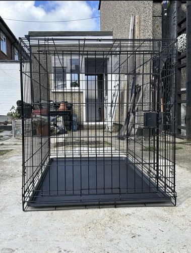 Large folding dog crate - dog, heavy