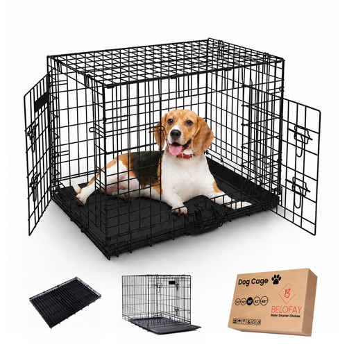 Belofay dog cage crate heavy - belofay,