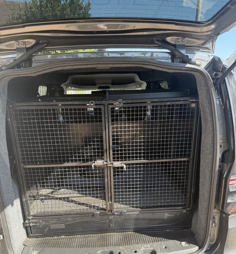 Large two dog crate - two,