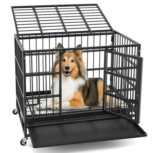 Costway metal dog cage - 96,