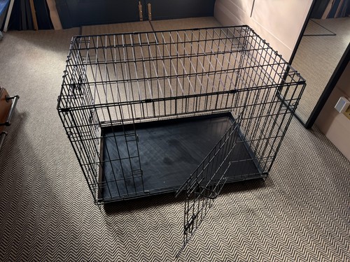 Heavy duty deluxe dog - duty, crate