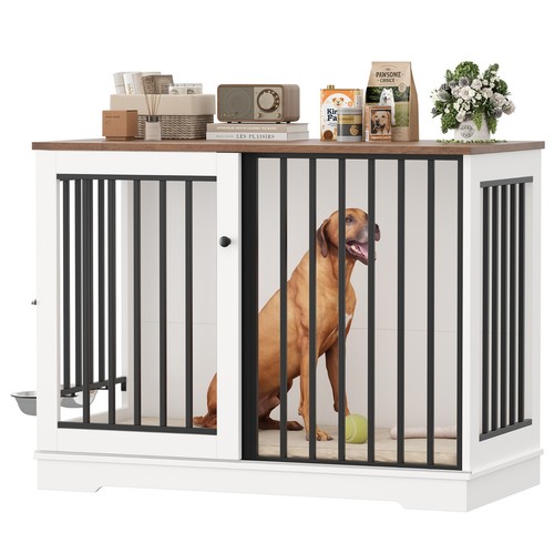 Dog crate furniture cage - dog,