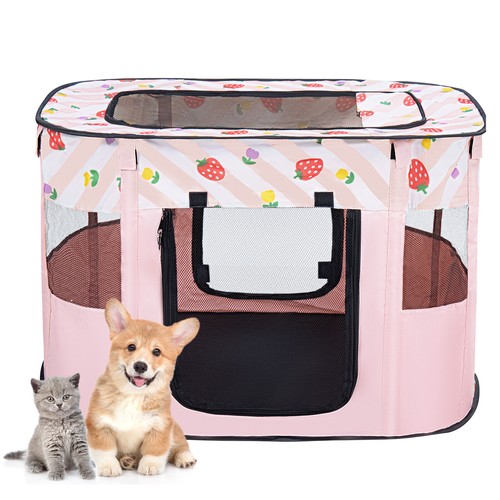 Foldable pet playpen - playpen, portable