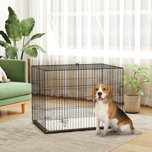 Pawhut dog crate with doors - pawhut,