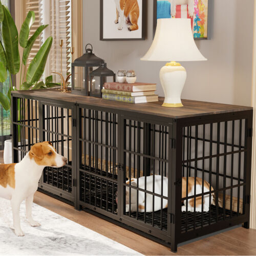 Xxl large wood dog crate - xxl,